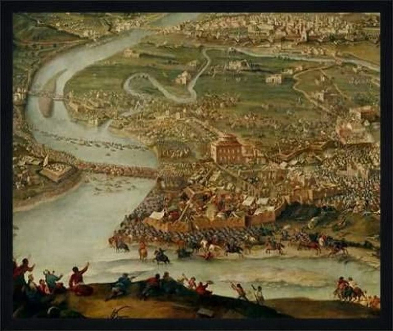 Veduta dell’assedio di Torino 1706 - dettaglio